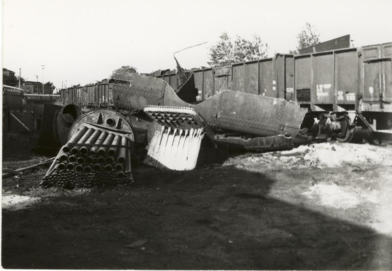 0011 Deposito Locomotive Treviso Demolizioni fine anni 70 Foto Nazario Bobbo.JPG