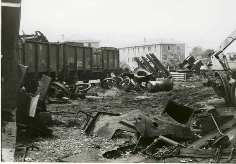 0019 Deposito Locomotive Treviso Demolizioni fine anni 70 Foto Nazario Bobbo.JPG