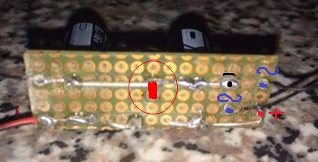 Collegamento massa per 7809.JPG